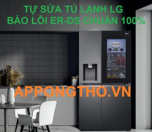 Chi phí sửa chữa lỗi ER-DS tủ lạnh LG là bao nhiêu?