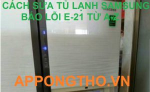 Kiểm Tra Lỗi E21 Trên Tủ Lạnh Samsung Side By Side