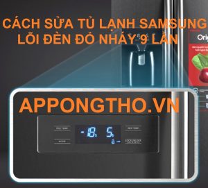 Hiểu Về Lỗi Nháy Đèn 9 Lần tủ lạnh Samsung Side By Side