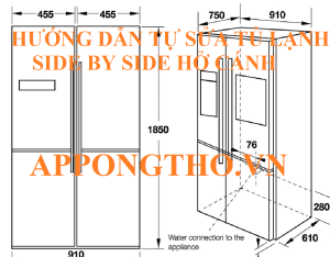 Giải mã Tủ lạnh Hitachi Side by side Bị ở cánh chi tiết